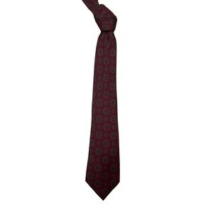 Richel Spanish Silk Burgundy Patterned Tie